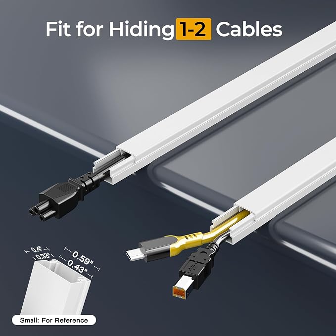 56.7in Cable Hider Cord Hider, Wire Covers - Image 2