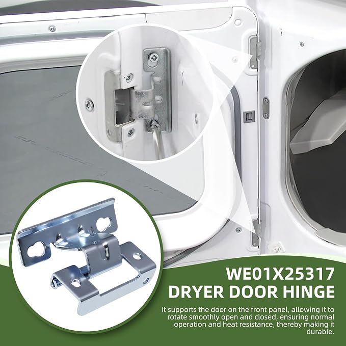 WE01X25317 Dryer Door Hinge WE01X25317 Door Hinge Fits - Image 5