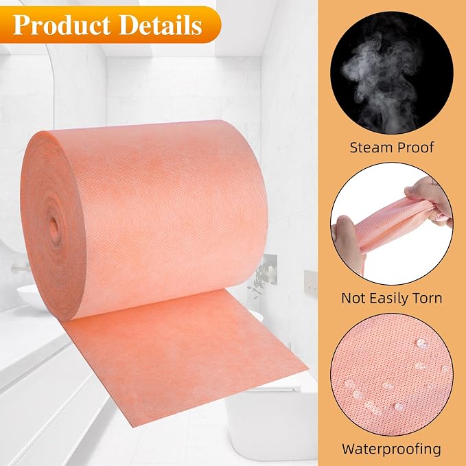 Waterproof Membrane Band Tape, Shower Waterproofing Membrane Strip -5" x50ft | - Image 5