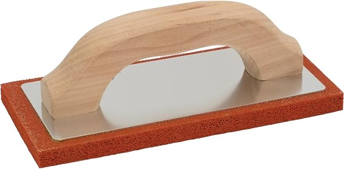 MARSHALLTOWN QLT Rubber Float, 9 Inch, Grout and Finish Float | Red Rubber Pad by Marshalltown