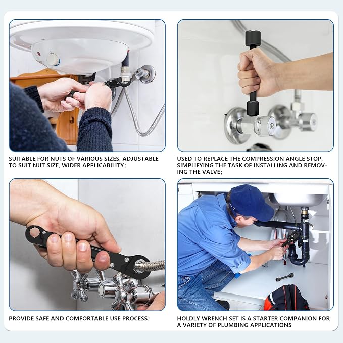 Holdly Angle Stop Wrench, Plumbing Tool - Image 6