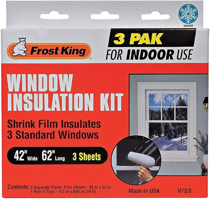 Frost King V73/3H Shrink Window Kit, 42 x 62 in by Thermwell+Products+Co.%2C+Inc