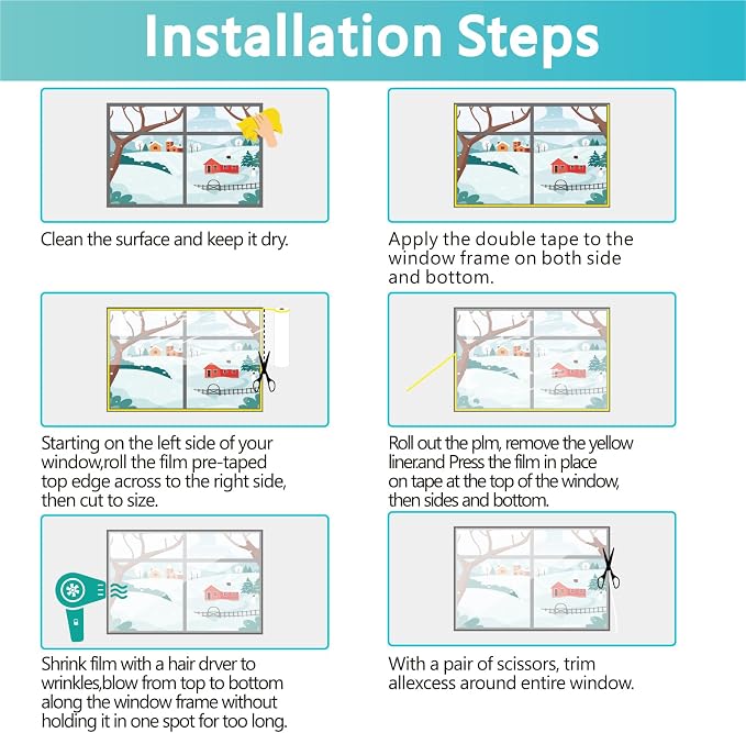 63'' x 394'' Window Insulation Kit, Window Insulation - Image 3