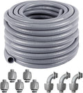 1/2inch 100ft Liquid-Tight Conduit and Connector Kit, Flex Conduit | Flexible by ANSGERY