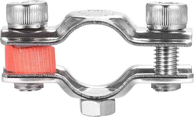 uxcell Wall Ceiling Mount Pipe Supports, 304 Stainless Steel Adjustable Pipe - Image 5