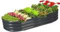 Rakukiri Raised Garden Bed GRS Certified Galvanized Planter Box Outdoor by RaisedGardenBed