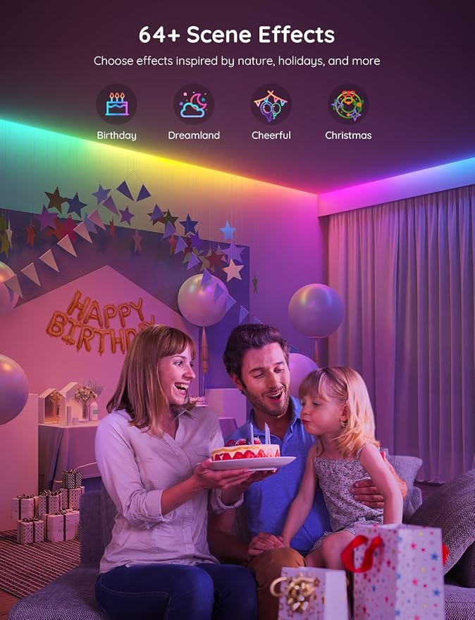Govee 16.4ft RGBIC LED Strip Lights, LED Lights - Image 4