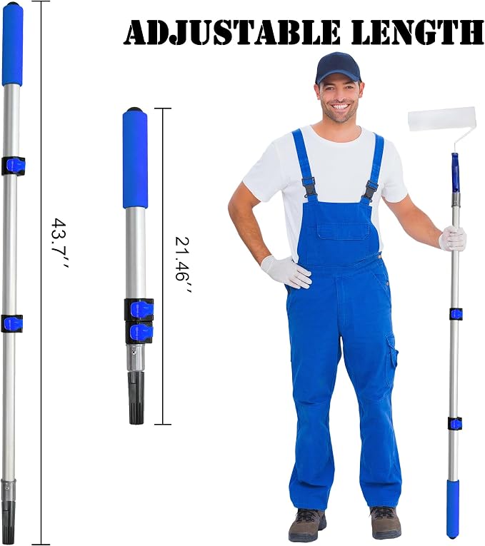 Self Leveling Concrete Tools Kit, 20 Inch Spike Roller, Epoxy Floor Tools | - Image 8