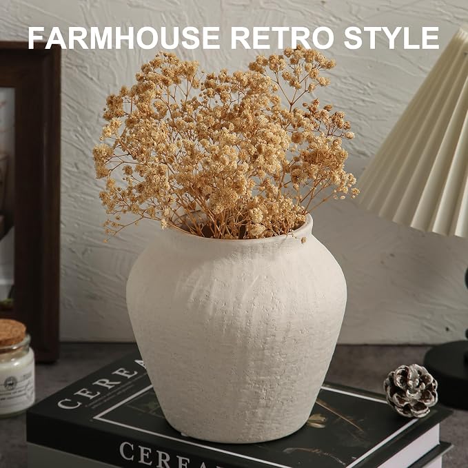 Farmhouse Ceramic Vase - Image 4