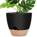 YNNICO 12 inch Large Self Watering Plant Pots, Flower Pots Planters by AFamilyofGardenLovers