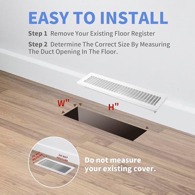 Howeall 2x14 Inch Floor Register - Image 6