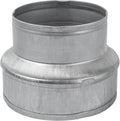 5" to 4" Inch Male-Fit Galvanized Steel Round Duct Reducer by ECOPROVENT