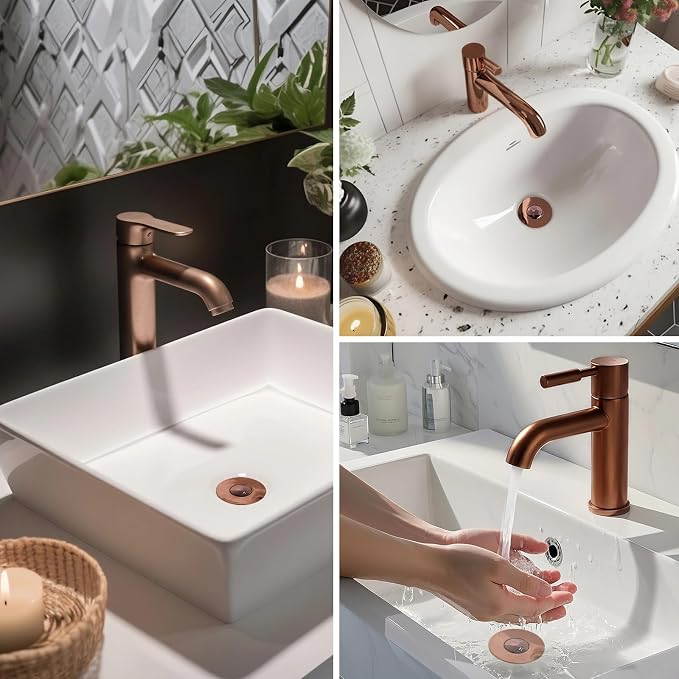 Hibbent Upgraded 3 in 1 Bathroom Sink Drain Strainer, Pop Up Stopper - Image 8
