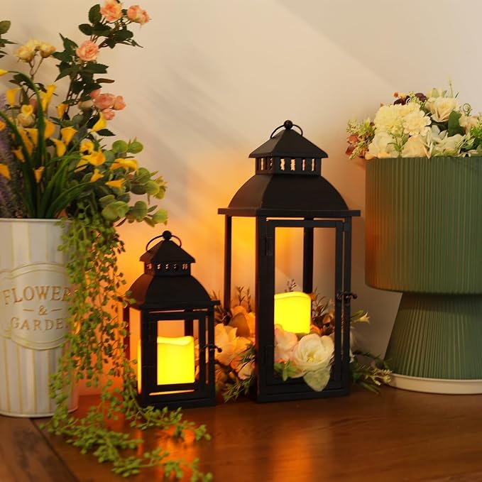 LED Lanterns Decorative Outdoor&Indoor, Candle Holder - Image 6