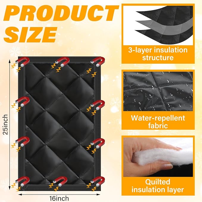 Beeveer Rv Magnetic Window Insulation Kit 16 x 25 Inches Pre Cut | Magnetic Rv - Image 2