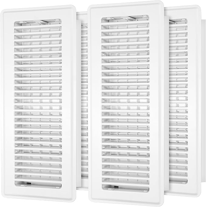Floor Register 4x14-4 Pack Vent Covers by HQZHQZ