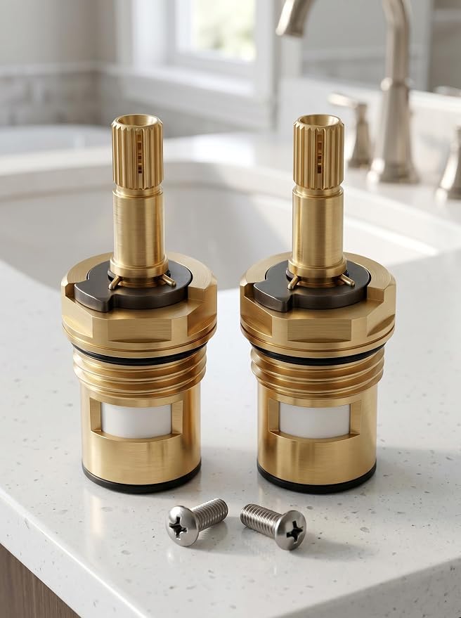 2 Pack Faucet Cartridge Compatible - Image 7