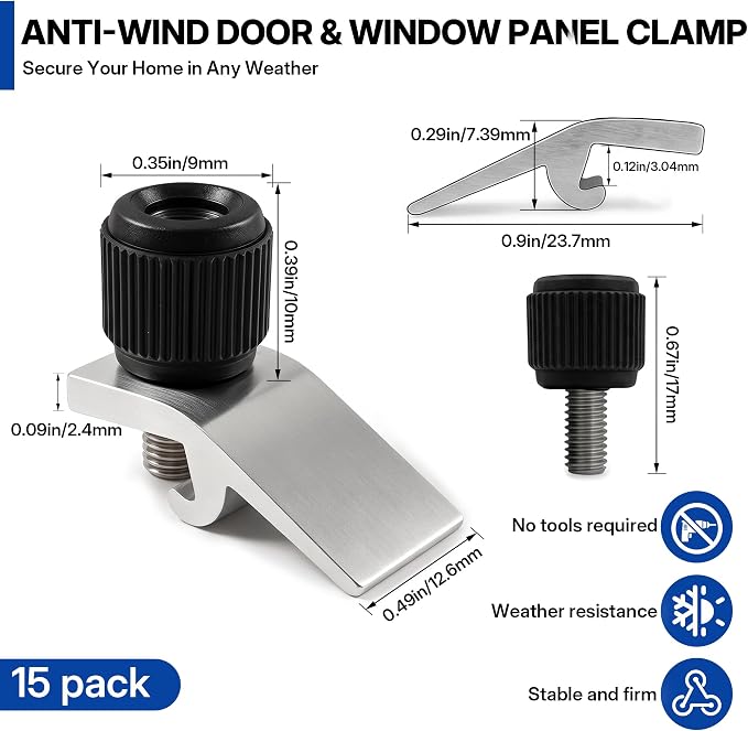 15 Pack Storm Door Panel Clips - Image 2