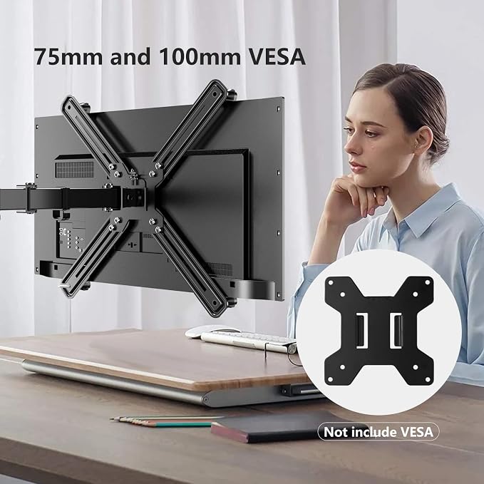 Pholiten VESA Mount Bracket Adapter Monitor Arm Mounting Kit | - Image 5