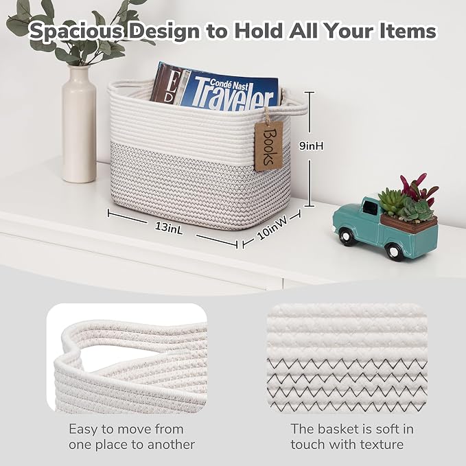 Goodpick Woven Rope Storage Basket - Image 3