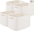 OIASKET 4Packs Natural Cotton Rope Storage Baskets by OIASKET