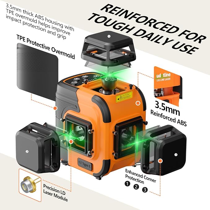 3x360° Lasers Level 2 Second Self Leveling - Image 3