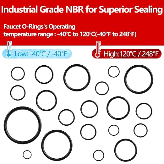 419 PCS O-Ring Assortment Kit, 32 Metric Sizes Nitrile Rubber O Rings, - Image 4