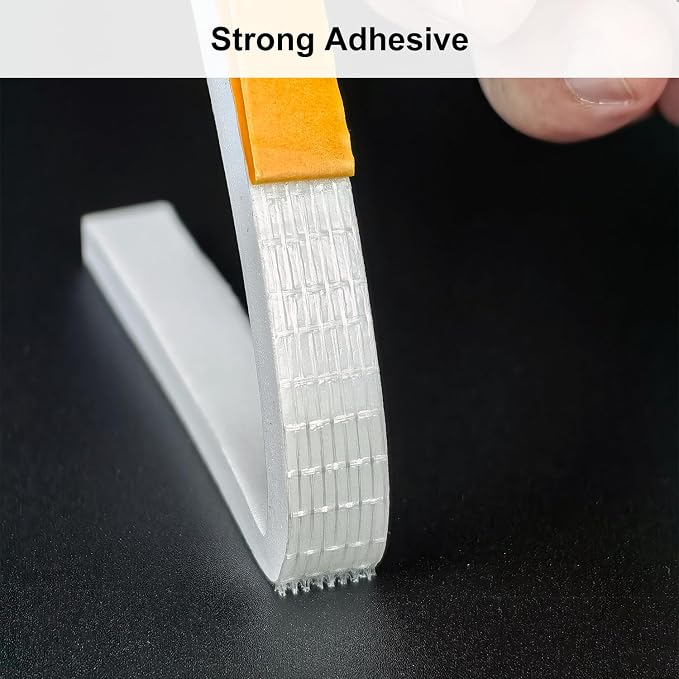 Topiverse Weather Stripping, Door Seal Strip, 1/2 in x 1/4 in x 26 Ft | Strong - Image 3