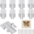 12 Pack Drywall Repair Clips, Fits 1/2" and 5/8" Panels, Stainless Steel by Unknown