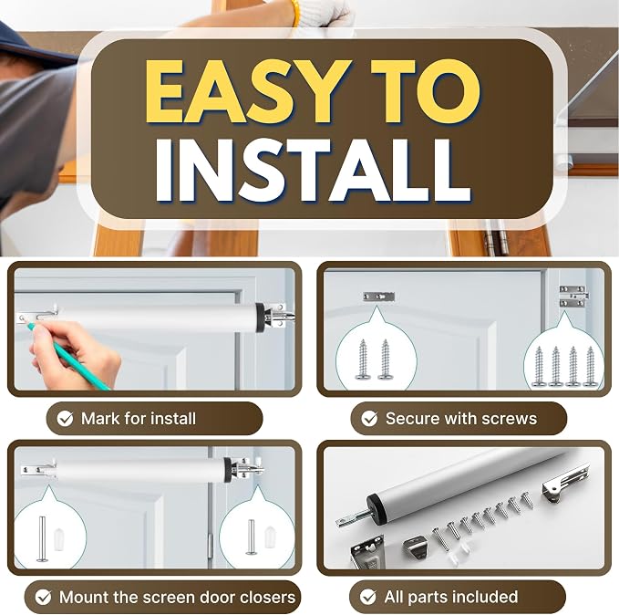Heavy Duty Screen & Storm Door Closer Kit - Image 6