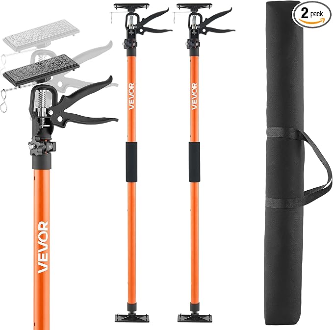 VEVOR Cabinet Jack Support Pole, 45.7-114.2 Inch Steel Telescopic Quick Support by VEVOR
