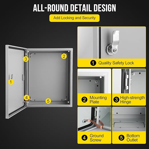 Electrical Box, IP66 Waterproof & Dustproof, Outdoor/Indoor Electrical Junction - Image 3