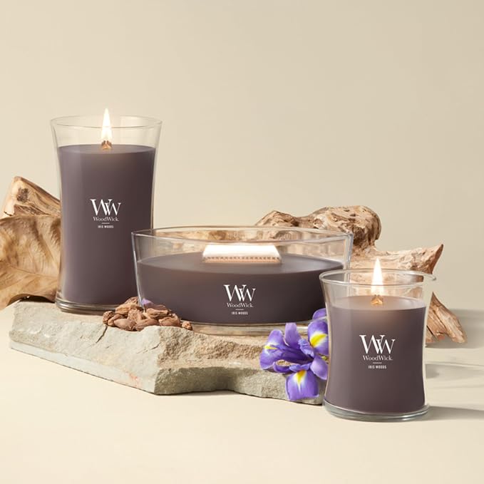 Woodwick Iris Woods Ellipse Candle - Image 8