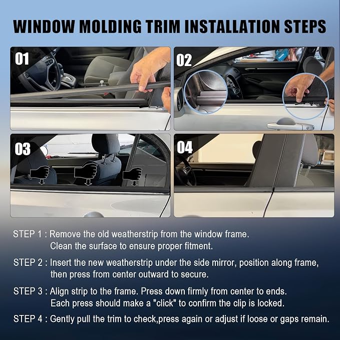 ItranMc Window Weatherstrip Trim - Image 7