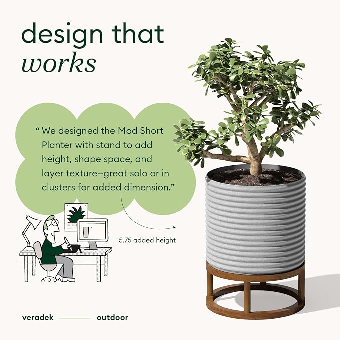 Veradek Mod Series Short Raised Planter - Image 3