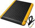 2' x 3' ESD Anti-Fatigue Conductive Mat, Durable Heavy Duty Diamond Plate by BROADIHOME