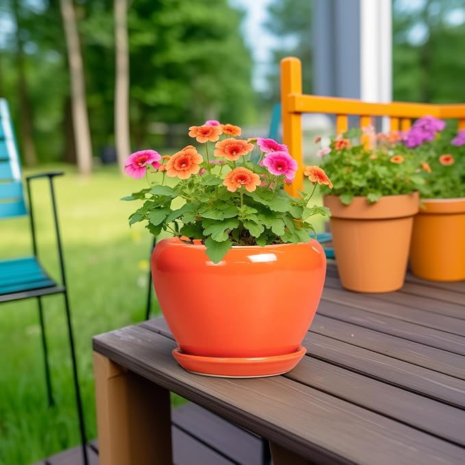 Ceramicfor Ceramic Plant Pot 6 Inch - Image 4