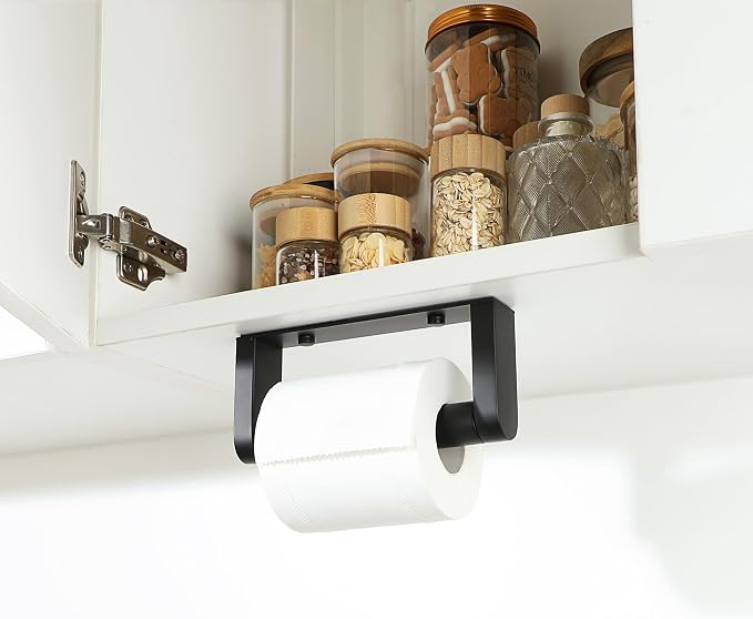 Alise Black Toilet Paper Holder Wall Mounted - Image 7