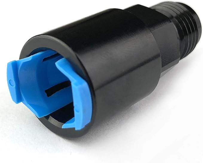 6AN to 5/16 Quick Connect Fuel Rail Line EFI Adapter Fitting LS LS1 LS3 Hose GM - Image 2