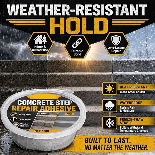 Concrete Step Repair Adhesive, Concrete Step Repair Kit | Permanently Bonds - Image 3