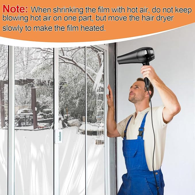 87×118in Patio Door Window Insulation Kit - Image 5