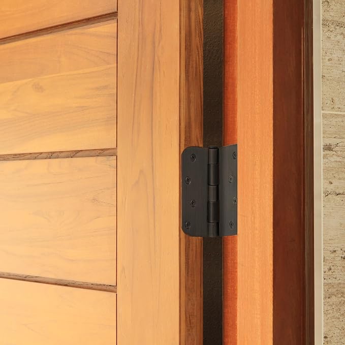 Design House Interior Door Hinge, Oil Rubbed Bronze | 5/8" Radius, Traditional - Image 7