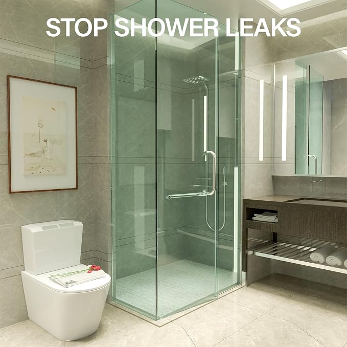 Yecaye 3 Pack 3/8"x 39" Frameless Shower Door Bottom Seal | Shower Door Sweep - Image 8