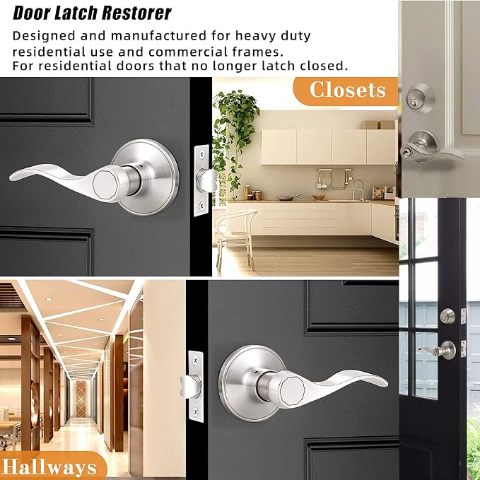 Door Strike Plate 1" x 2-1/4" for Any Home Project Or New Door | Round Corner - Image 5