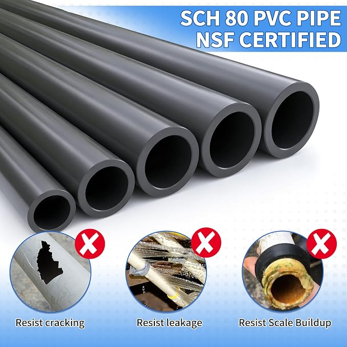 PVC True Union Check Valve, 3/4’’ Slip Swing Full Port Utility Check Valve - Image 3