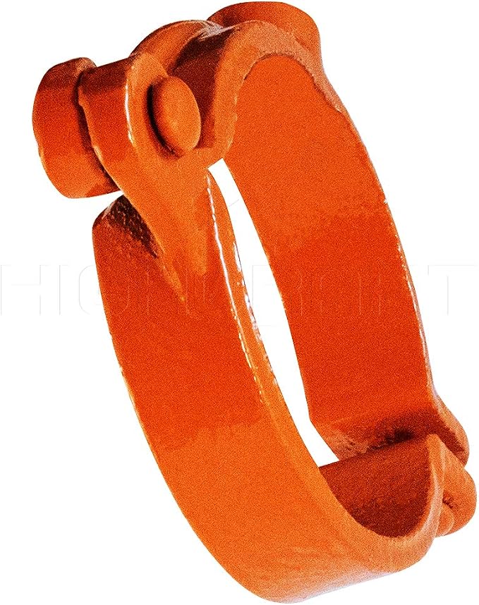 HIGHCRAFT HINGC-02-5 Industrial Decor Hinged Split Ring Pipe Hanger 2 in. Copper - Image 2