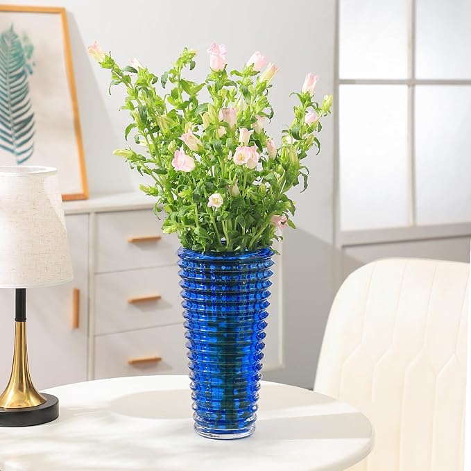 MCMCNCUIU Large Crystal Vase for Flowers, Large Glass Vases, Modern Decorative - Image 2