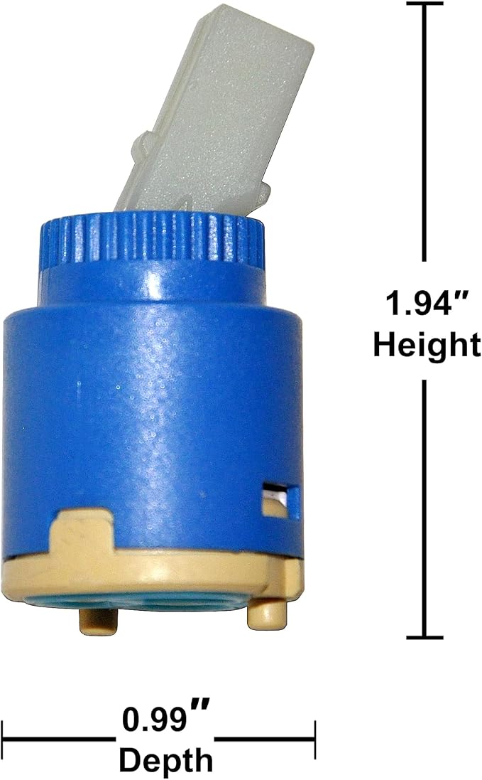 Danco 10738B Ceramic Cartridge for Glacier Bay and Aquasource - Image 2