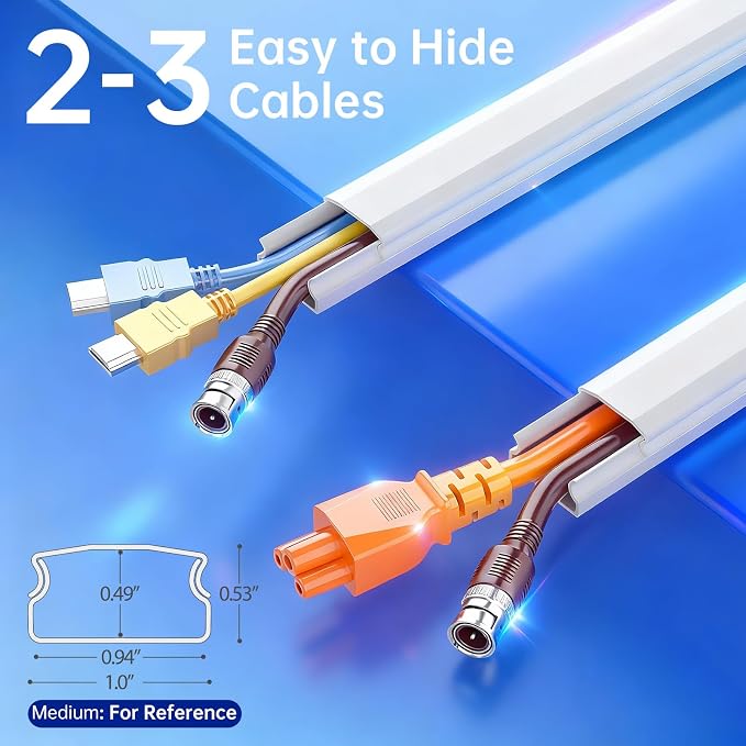 Delamu Cord Hider Wall, Cord Covers - Image 2