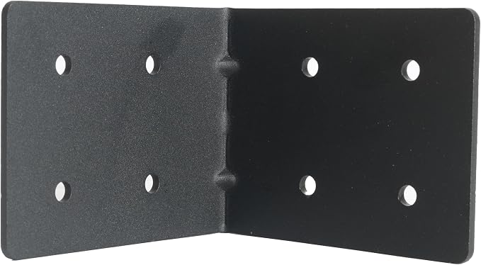 12-Pack 4"x4"x3-1/8 Heavy Duty Steel Corner Bracket, L Right Angle Bracket | - Image 8